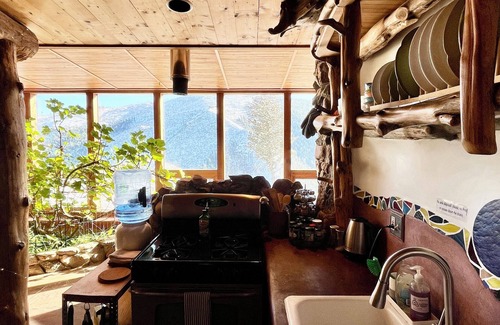 Boulder House | Boulder's Only Earthship~Handcrafted, Non-toxic, Indoor Gardens, Outdoor Hot Tub