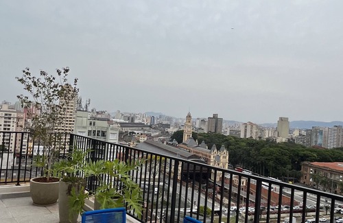 Central Zone Apartment | Green One - Apto Novo, Moderno, Varanda, Poucos Passos da Estação Luz
