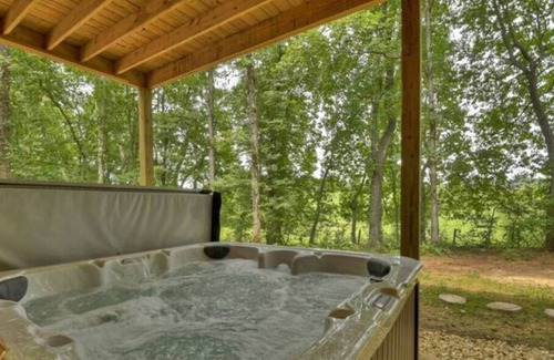Blue Ridge Cabin | Bramble Cabin with Hot Tub, 7 min to Downtown BR!