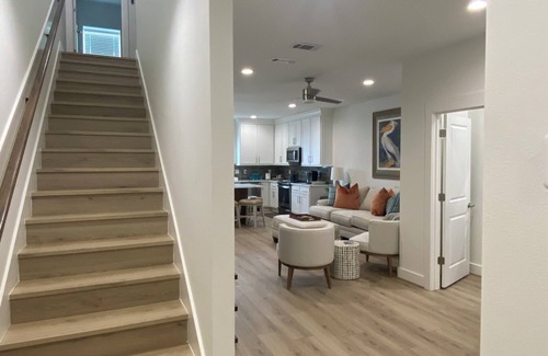 Port O Connor House | Brand new barndo with large boat barn, game room and outdoor entertaining space