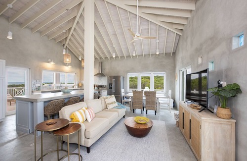 Gregory Town House | Brand New Estate w/2-Ocean Views, 1 Mile to Surfer's Beach. NEW POOL!