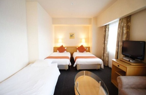 Suminoe Hotel | Breakfast included Triple nonsmoking Corner r/Osaka Ōsaka