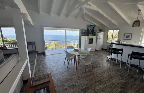 Public House | Breathtaking views lovely private house with AC in Anse des Cayes St Barths.