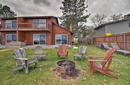 Breezy Point House | Breezy Point Escape w/Views, Dock & Fire Pit!