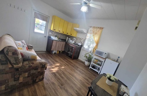 Edmundston Apartment | Bright 1 bedroom apartment close to highway, wifi, netflix, prime, free parking