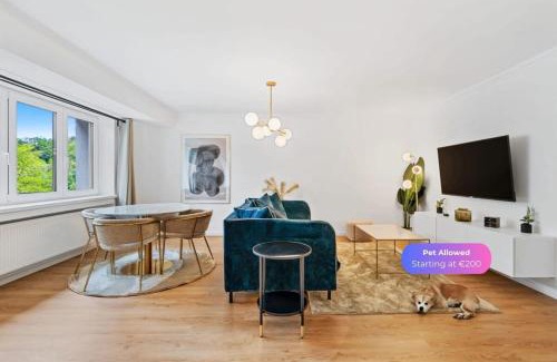 Limpertsberg Apartment | Bright 1BR Apt in Limpertsberg with WiFi & Kitchen