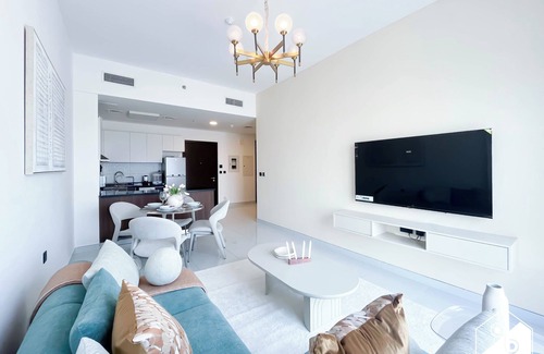 International City Apartment | Bright 2‑Bed Family Home: Pool, Gym & Kids Play