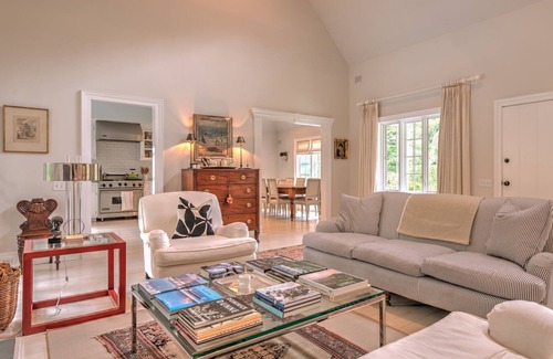 Wainscott House | Bright & Airy Home, Heated Pool, Expansive Lawn, Close to Beach Shopping &...