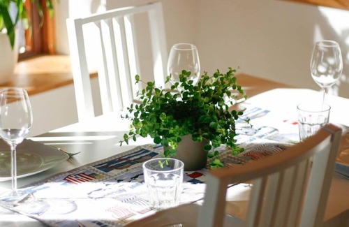 Soltau Apartment | Bright and comfortable apartment with a view of nature