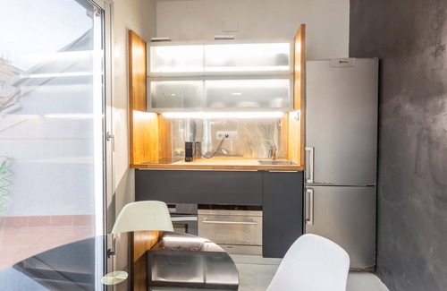 El Putget i Farro Apartment | Bright and cozy attic apartment with two private terraces for 4