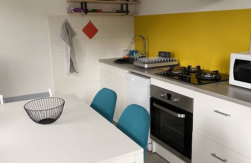 Allevard Apartment | Bright apartment with lovely view for 1 to 6 people