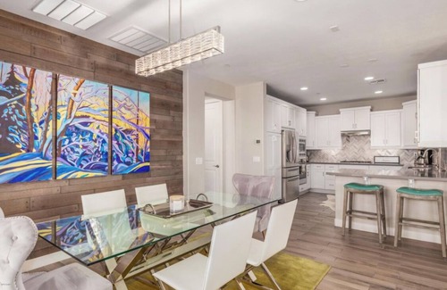 Troon North Condo | Bright & Chic Escape with Custom Touches, Fire Feature & Private Guest Suite
