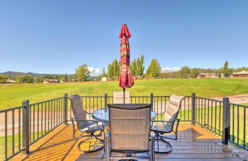Ruidoso Apartment | Bright Ruidoso Condo with Deck and Golf Course Views!