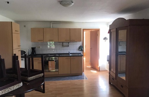Schwalmstadt Apartment | Bright vacation apartment in the basement with covered terrace