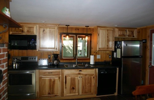 Raymond Ski Chalet | Bright waterfront home with beautiful views of Little Sebago Lake!