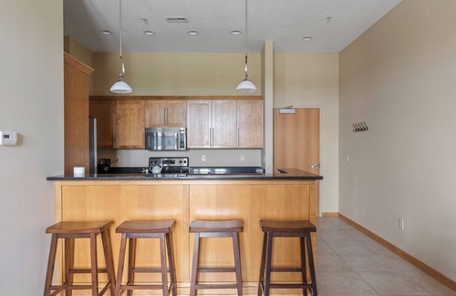West Des Moines Apartment | Brilliant Penthouse Loft Tall Ceilings & Elevator Walk to Entertainment!
