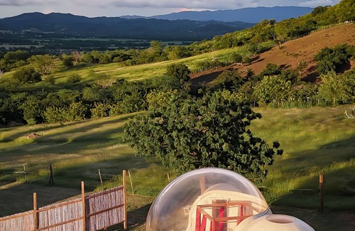 Llanos Costa House | Bubble Glamping in Puerto Rico /Sleep under the stars /Full bathroom inside