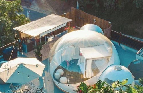 Guadiana RV Rental | Bubble room with a view, Jacuzzi spa, kitchen.