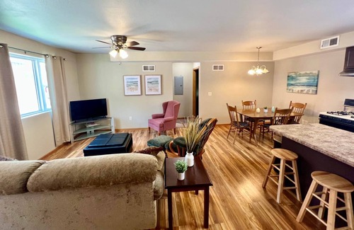 Spirit Lake House | Buck's Lodge - GREAT location - across from Woude's Bay Bar!
