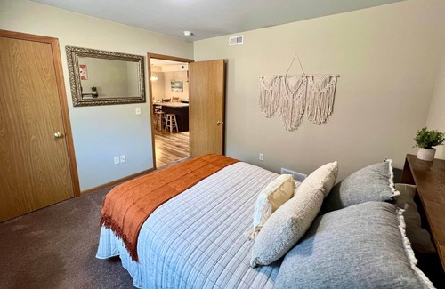 Spirit Lake House | Buck's Lodge - GREAT location - across from Woude's Bay Bar!