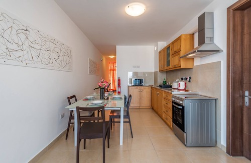 Bugibba Apartment | Bugibba - Penthouse 150m from Promenade - Nice Sea Views and BBQ