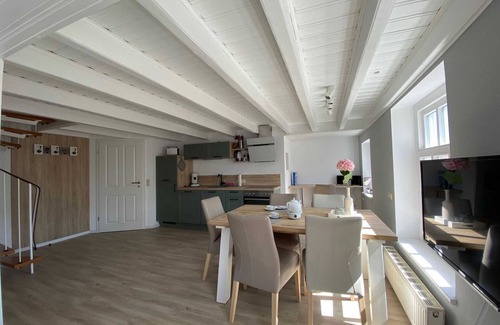 Ditzum Apartment | Bunk 3 - Pets welcome with lots of space - Ferienwohnungen Meerhuus, 45229
