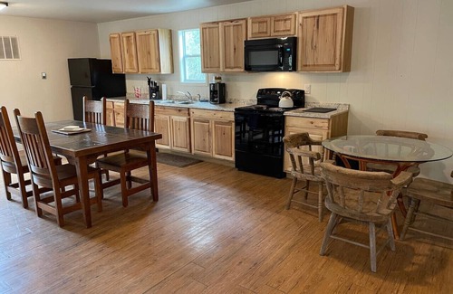 Woden RV Rental | Bunk Hall at Tall Timbers Retreat. Sleeps 11.
