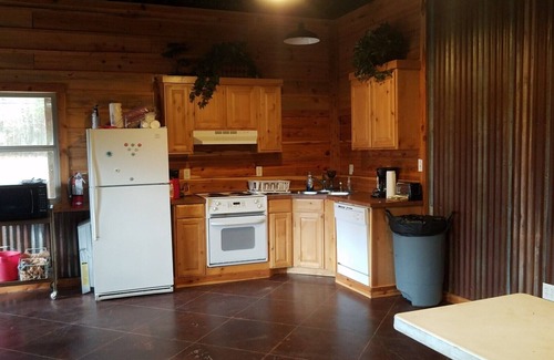 Athens Cabin | Bunk Room 1 / Campbell Cabin. Stay and Play on a Private Campground!