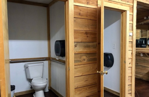 Athens Cabin | Bunk Room 1 / Campbell Cabin. Stay and Play on a Private Campground!