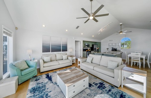 Port St. Joe House | By the Sea: Charming Beachfront Home- Pet Friendly, Sleeps 12, Private Pool!