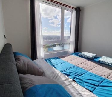 Concepcion Apartment | céntrico departamento con vista a laguna