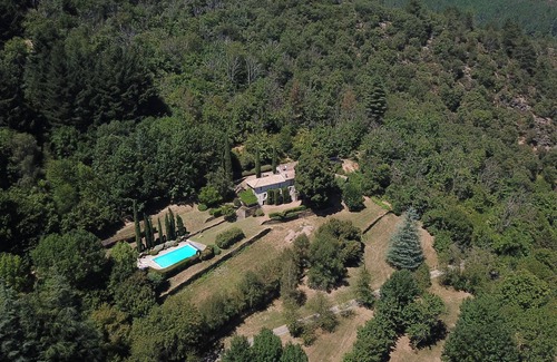 Saumane House | Cévennes, magnificent house, large swimming pool, nature, superb view