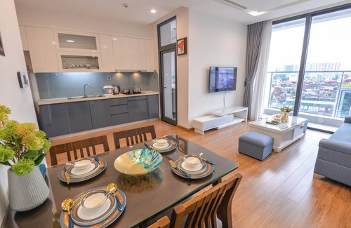 Ngoc Khanh Apartment | căn hộ 2 phòng ngủ ấm áp tại vinhomes metropolis
