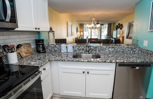 Gulf Lagoon Beach Condo | C106 Low Floor, Stunning sunset, Pool View, covered parking space Beach Deal 20% OFF 8/1-8/9/2025