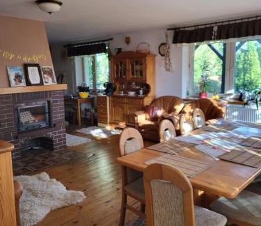 Natac Wielka House | Całoroczny duży dom na Mazurach n.Jeziorem Omulew.