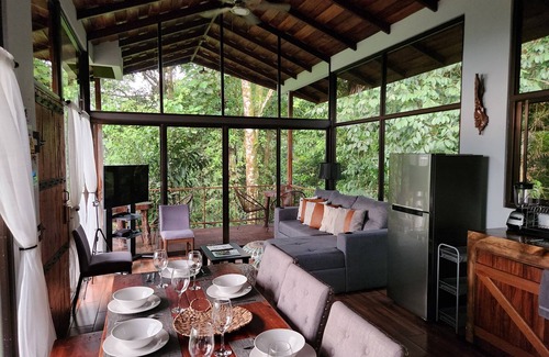 Penas Blancas Cabin | Cabañas Caeli Rainforest Glass Cabin El Congo La Fortuna