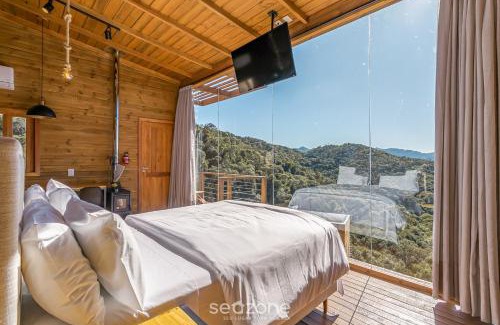 Anitapolis House | Cabana acolhedora c/jacuzzi na serra VST015