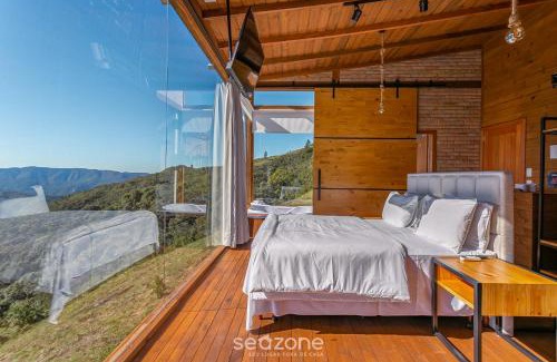 Anitapolis House | Cabana acolhedora c/jacuzzi na serra VST015