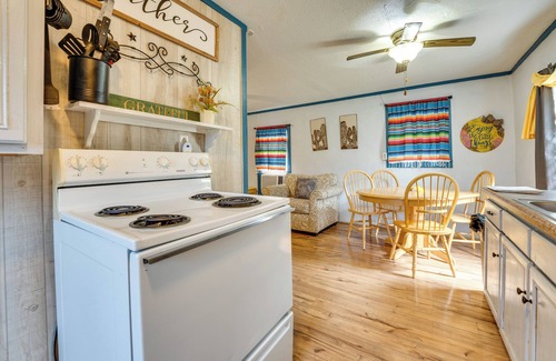 Concan Cottage | 'cabana Luna' Cabin w/Deck, Swing & Fire Pit!