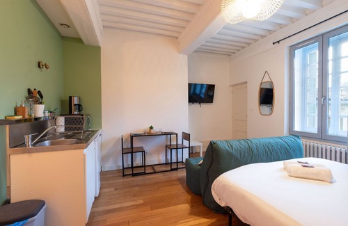 Cluny Apartment | Cabana & Place de l'Abbaye - Centre-Ville/Jardin