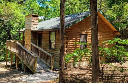 Shell Knob Cabin | Cabin #10-Cozy log cabin nestled in the woods brief walk to Table Rock Lake
