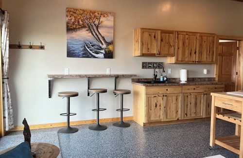 Tower Cabin | Cabin is nestled in the woods near Lake Vermilion, offering breathtaking views.