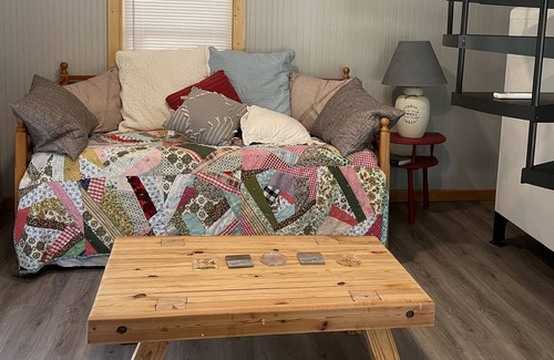 Warm Springs Cabin | Cabin life with day trips to Snowshoe, Warm Springs Pools and Omni Homestead.
