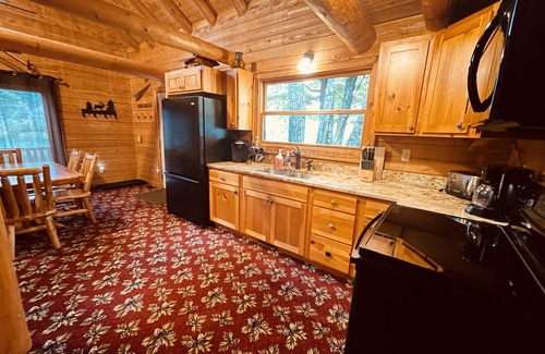 Au Train Cabin | Cabin on AuTrain River a few blocks from Lk Superior, 10 mi from Munising