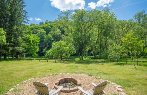 Lansing House | Cabin on the New River with Easy Steps to the River,Hot Tub, Fire Pit