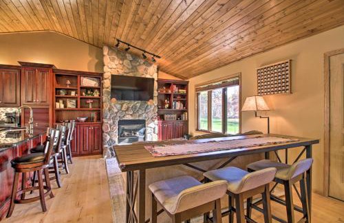 Breezy Point House | Cabin with Fire Pit and Movie Room, 1 Mi to Lake