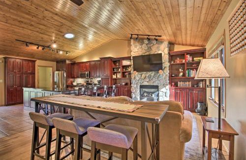 Breezy Point House | Cabin with Fire Pit and Movie Room, 1 Mi to Lake
