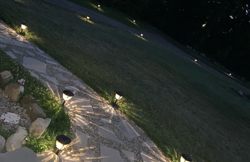 Waterford Cabin | Cabin with private sand beach and swimming pond
