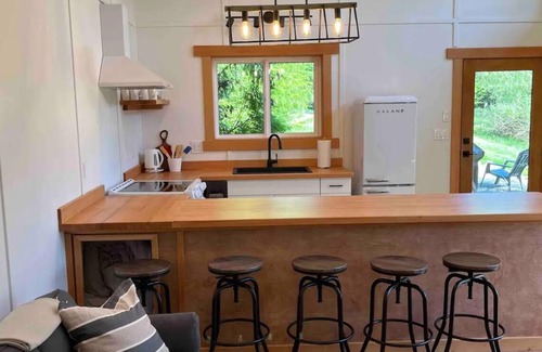 Mansons Landing Cabin | Cabins on Cortes Island, pet friendly, private near lake on large property.