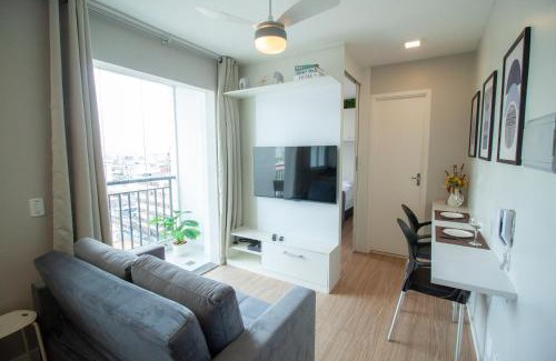 Bras Apartment | CAE1412 - Ap Aconchego Próx Brás, Centro, 25 de Março, Metrô e Piscina